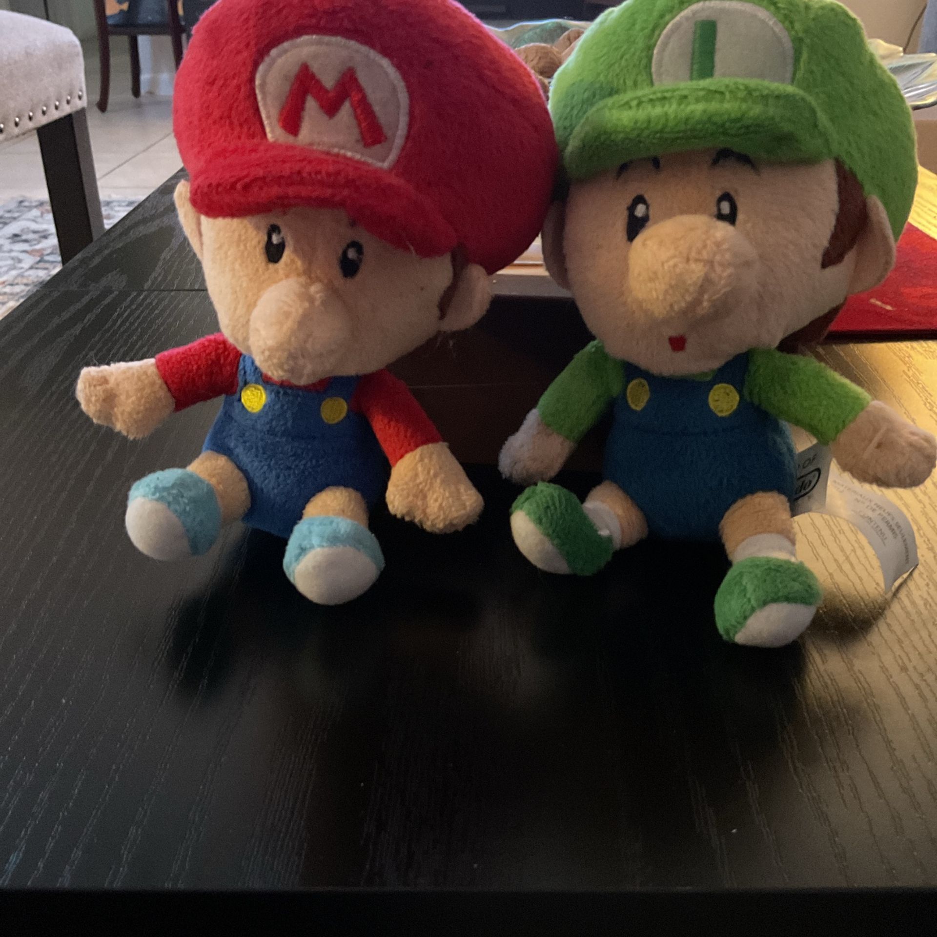 Baby Mario And Luigi Plushie