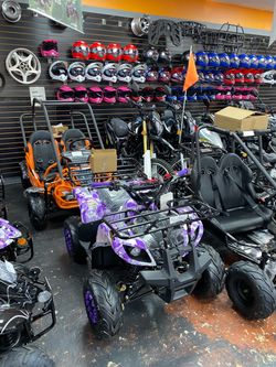 ATV, dirt bike, go kart