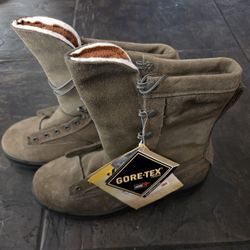 Gortex Military Combat Boots Beige Size 9 New
