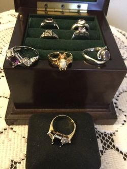 Love Rings 💕💍 Size # 5 Silver & Gold rings 💍💕