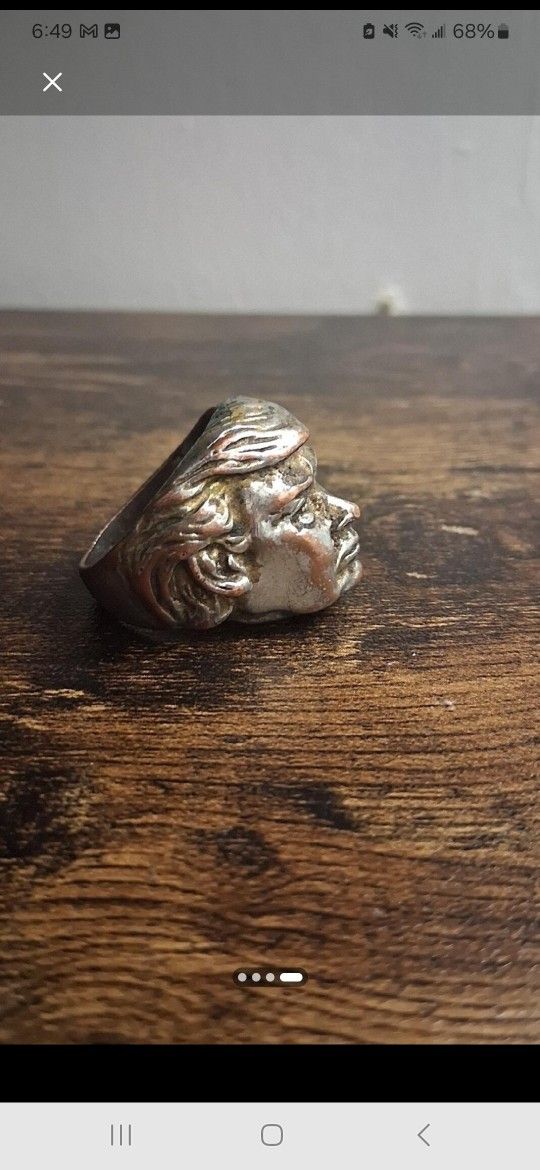 Donald Trump Metalic Ring