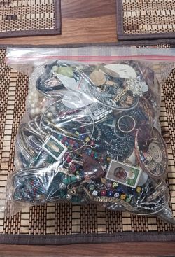 Assorted Costume Jewelry Bag