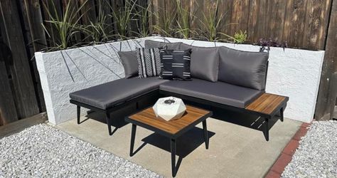 Free Delivery-BRAND NEW in Boxes 76” Aluminum Outdoor & Patio L Sectional Set NEW
