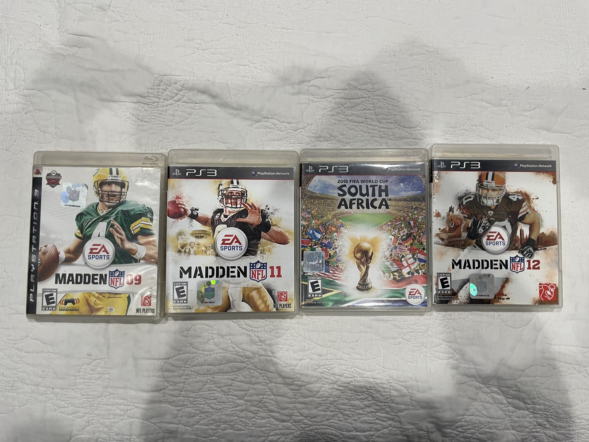 PS3 Games (Madden NFL, FIFA World Cup)