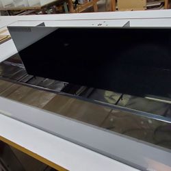 1/2" Thick 48x24x8 Rimless ALL IN ONE Frag Tank With Black Back And Base, Rounded Edge With Polished Corners And Rim.