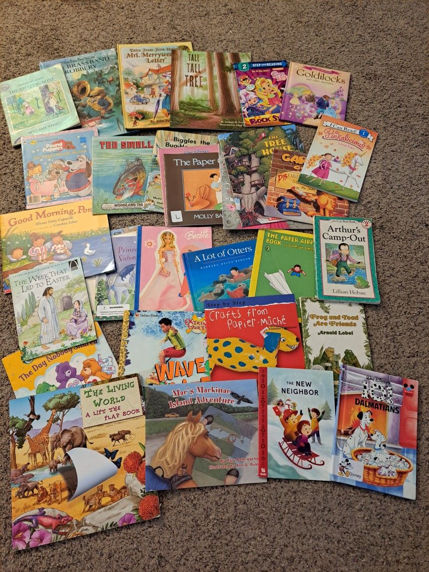 Large Lot Of Children's Books