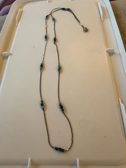 Vtg Necklace Silver Tone Necklace