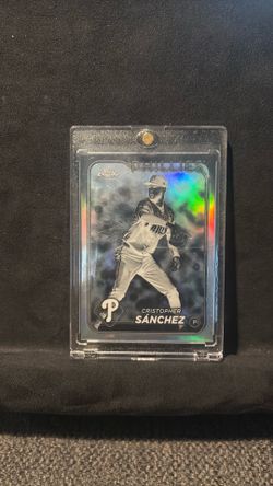 2024 TOPPS CHROME UPDATE USC101 CRISTOPHER SANCHEZ NEGATIVE REFRACTOR