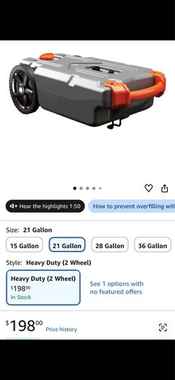 PORTABLE RV SEWER TANK