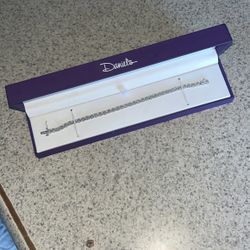 Silver And Diamond Bracelet