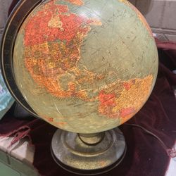 Vintage light Up globe