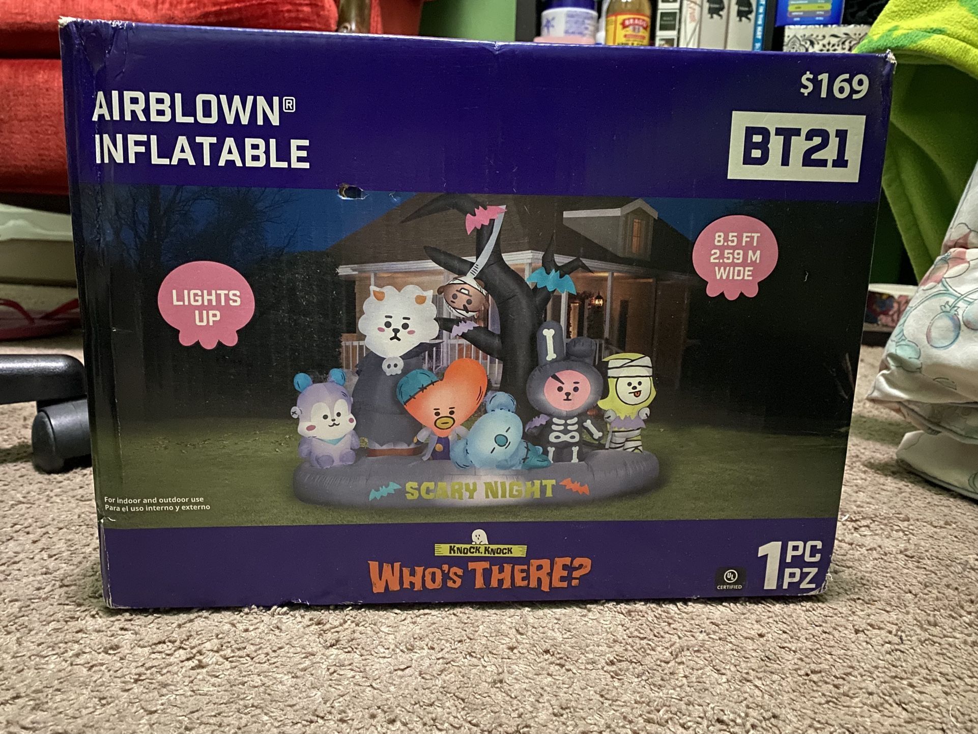 BT21 Halloween Yard Blowup