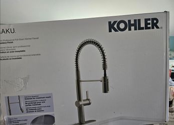 KOHLER Maku Semi-Professional Pull-Down Kitchen Faucet - Stainless Finish