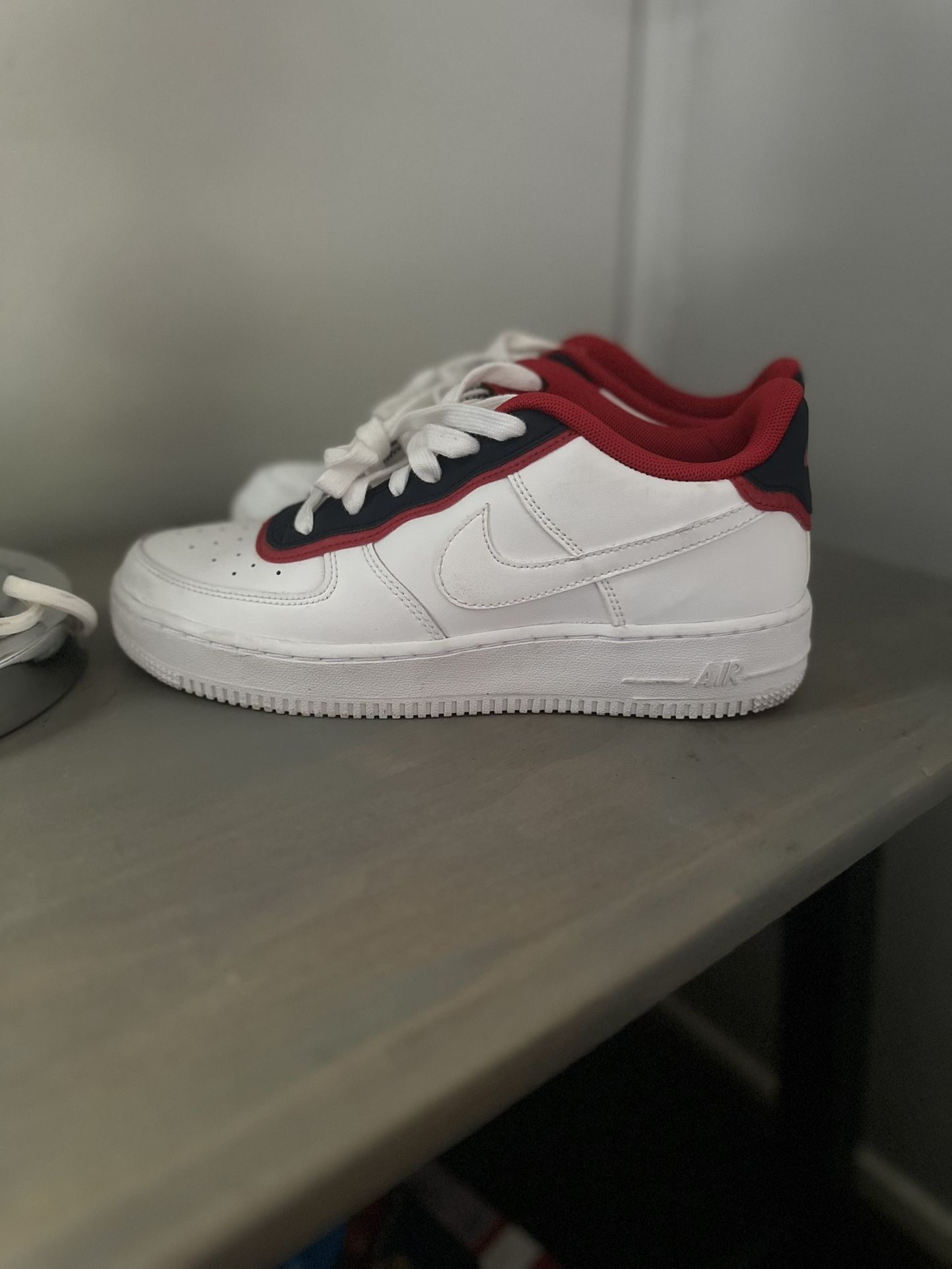 Nike Air Force 1 Low LV8 Double Layer ‘Red Obsidian’ GS