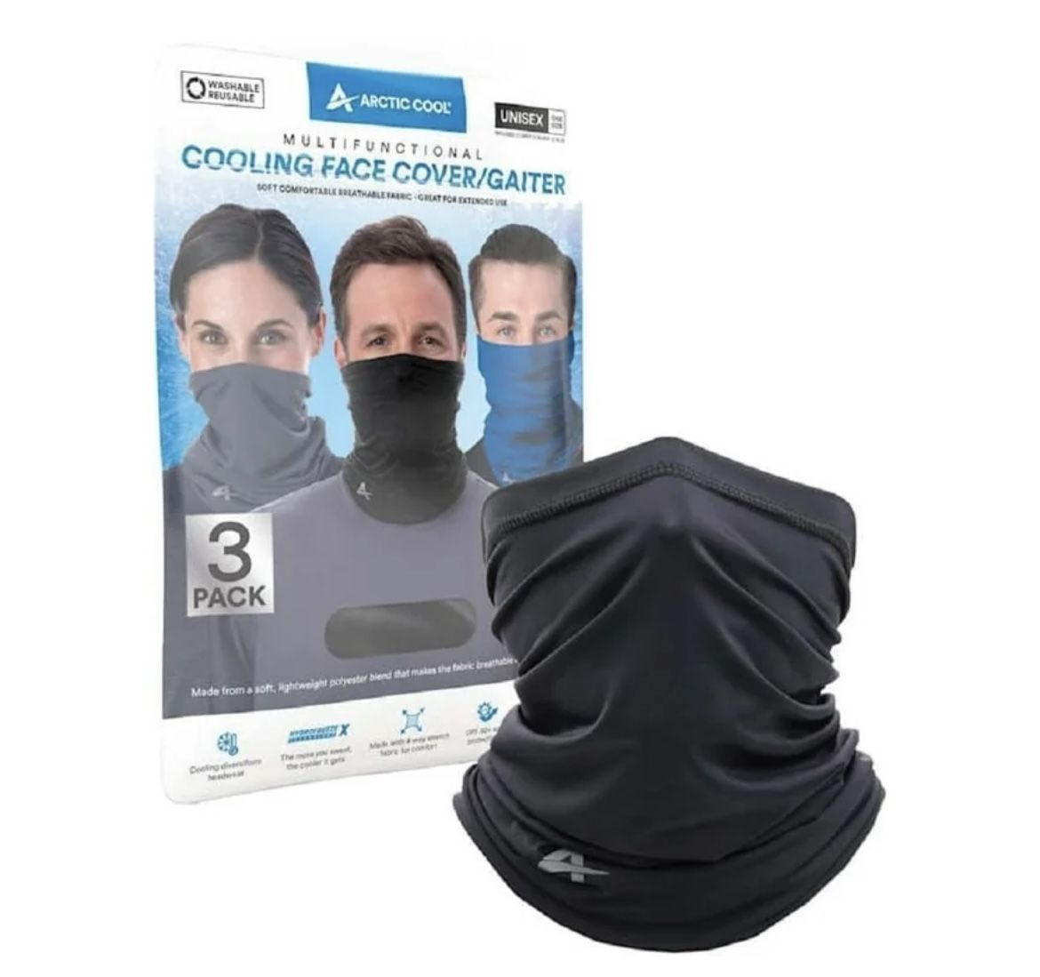 Artic Cool Cooling Face Mask, WHOLESALE 🎭