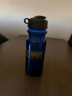 Navy water bottle