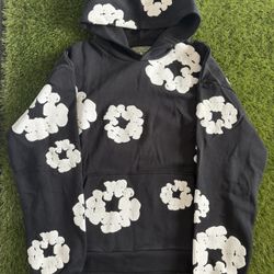 Black And White Denim Tears Hoodie