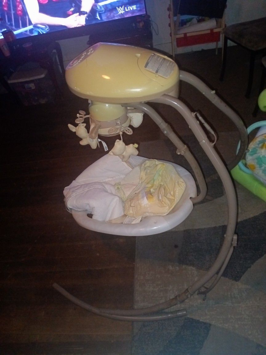 Fisher Price 3 Seat Position, Car Seat New And Twin Bed With Mattress