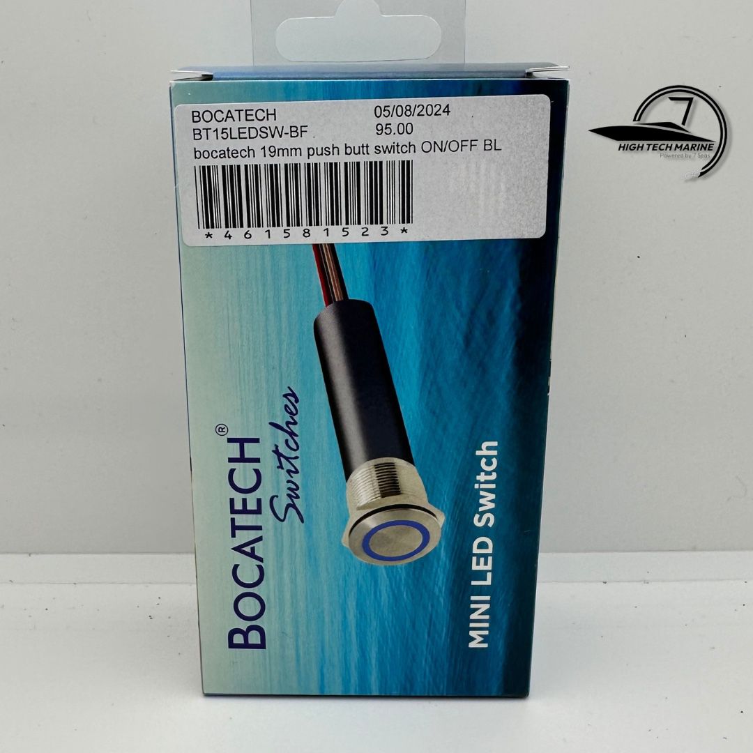Bocatech 15 Amp Resettable 19MM Push button Switch 