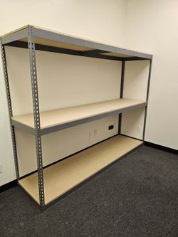 Shelving Storage Racks 96 in W x 24 in D Boltless Shelves Stronger Than Homedepot Lowes And Costco