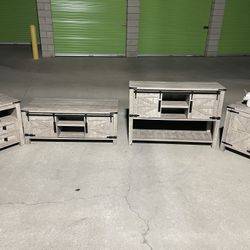 *Free Delivery* Living Room Coffee Entertainment Side Table Set
