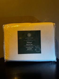 *NEW* Lamanni queen size flannel sheet set