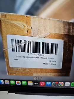 New 9 Tree Desktop Bookshelf Black Walnut