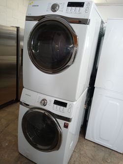 Samsung stackable front load washer and dryer set - Free delivery