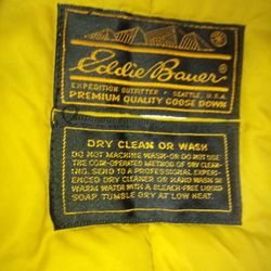 Eddie Bauer*Vintage*goose Down Cover Alls