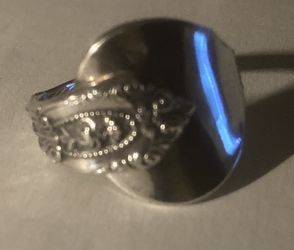 Sterling Silver Spoon Ring