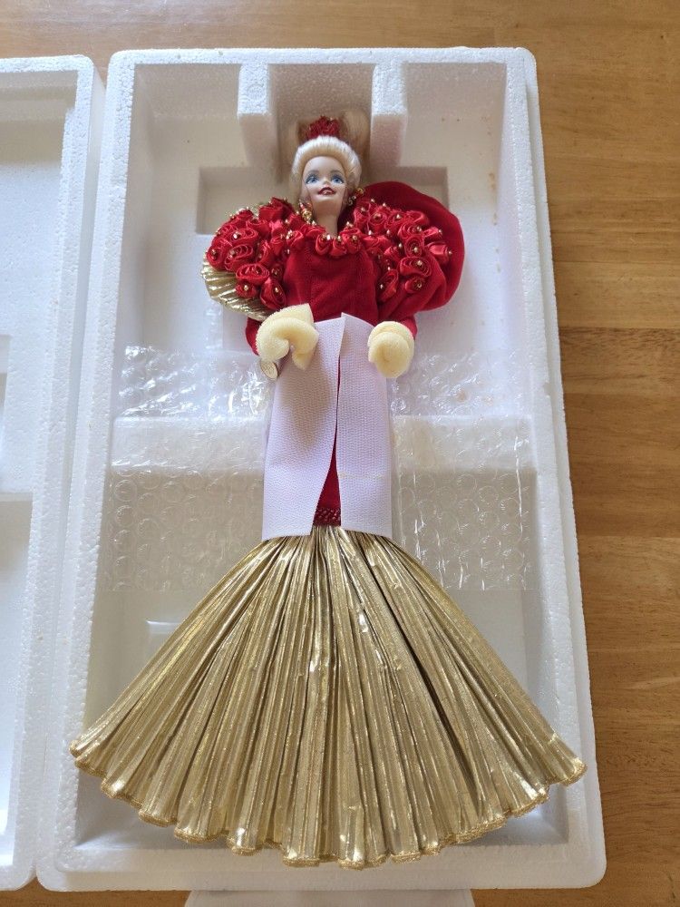 50th Golden Anniversary Porcelain Barbie Doll #14479 Limited Edition New ( Rock Hill )