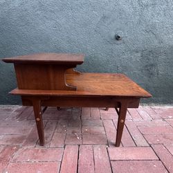 Stanley Mid-Century two-tier side table
