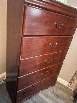 Brown dresser