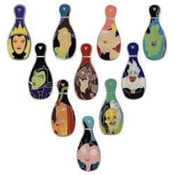 DLR - Bowling Pin Villains Set - Hidden Mickey 2008