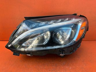2015 2016 2017 MERCEDES BENZ C-CLASS LEFT DRIVER LED HEADLIGHT OEM A(contact info removed)