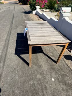 Free Teak Table