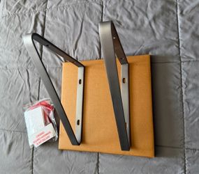 World Market Metal Shelf Brackets in Antique Zinc