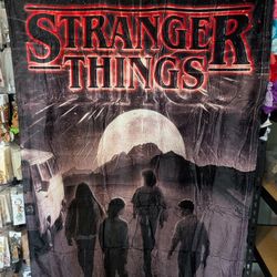 Shipping Available: Stranger Things Blanket 