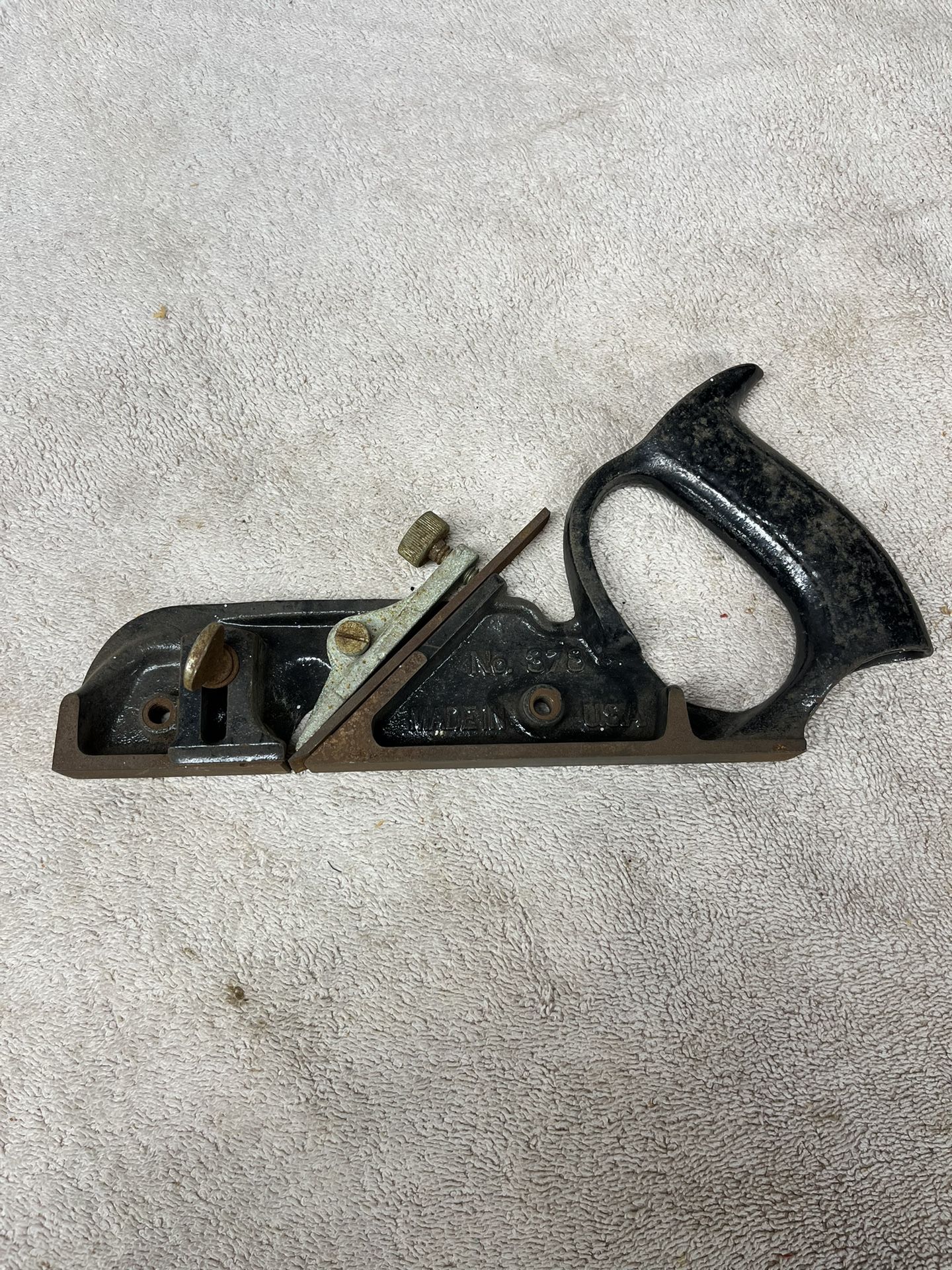 Vintage Stanley No 378 Weather-Strip Rabbet Plane