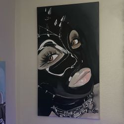 Spikemask Painting 36”X20”