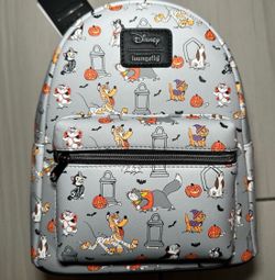 Loungefly Disney Cats & Dogs Halloween Mini Backpack