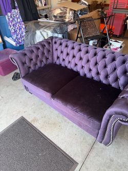 Purple couch