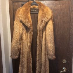 Adolfo Red Fox Women’s Fur Coat 2x 