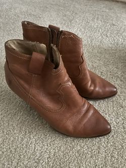 Frye 7.5 Tan Leather Boots