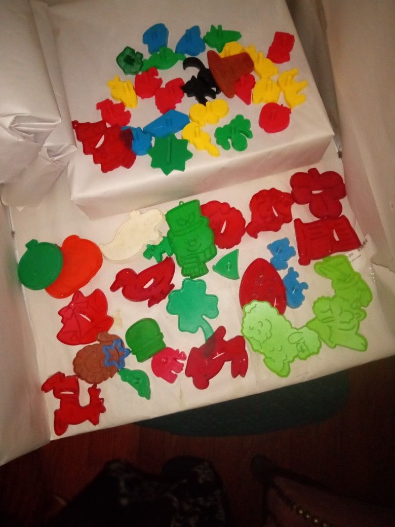 50 Short Flat Cookie Cutters