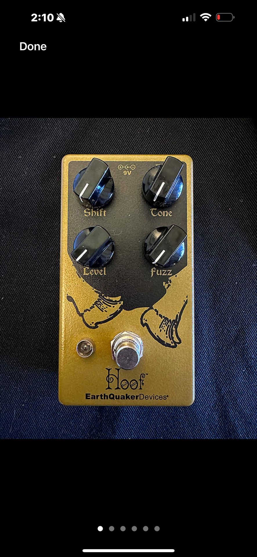 Earthquaker Devices V2 Hoof Fuzz Pedal