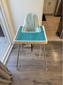 IKEA highchair and accessories
