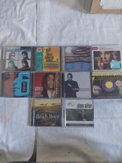 Sealed Music CD’s set of 10 + bonus 5 cases