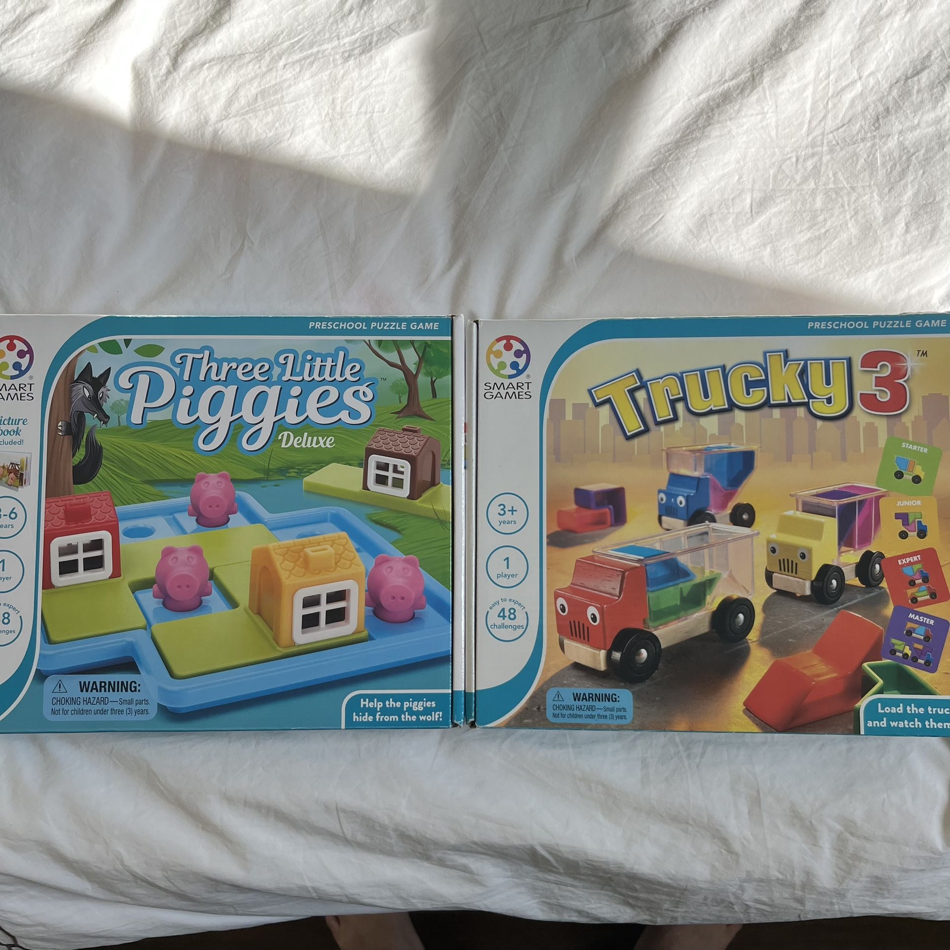 Smart Games Trucky 3 & Three Little Piggies logic game for kids