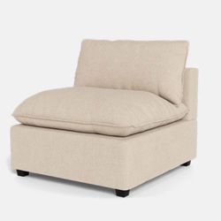 Albany Park Kova Armless Chair In Birk (new In Box)